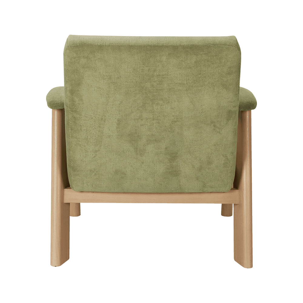 Kursi Ringkasan Bingkai Kayu