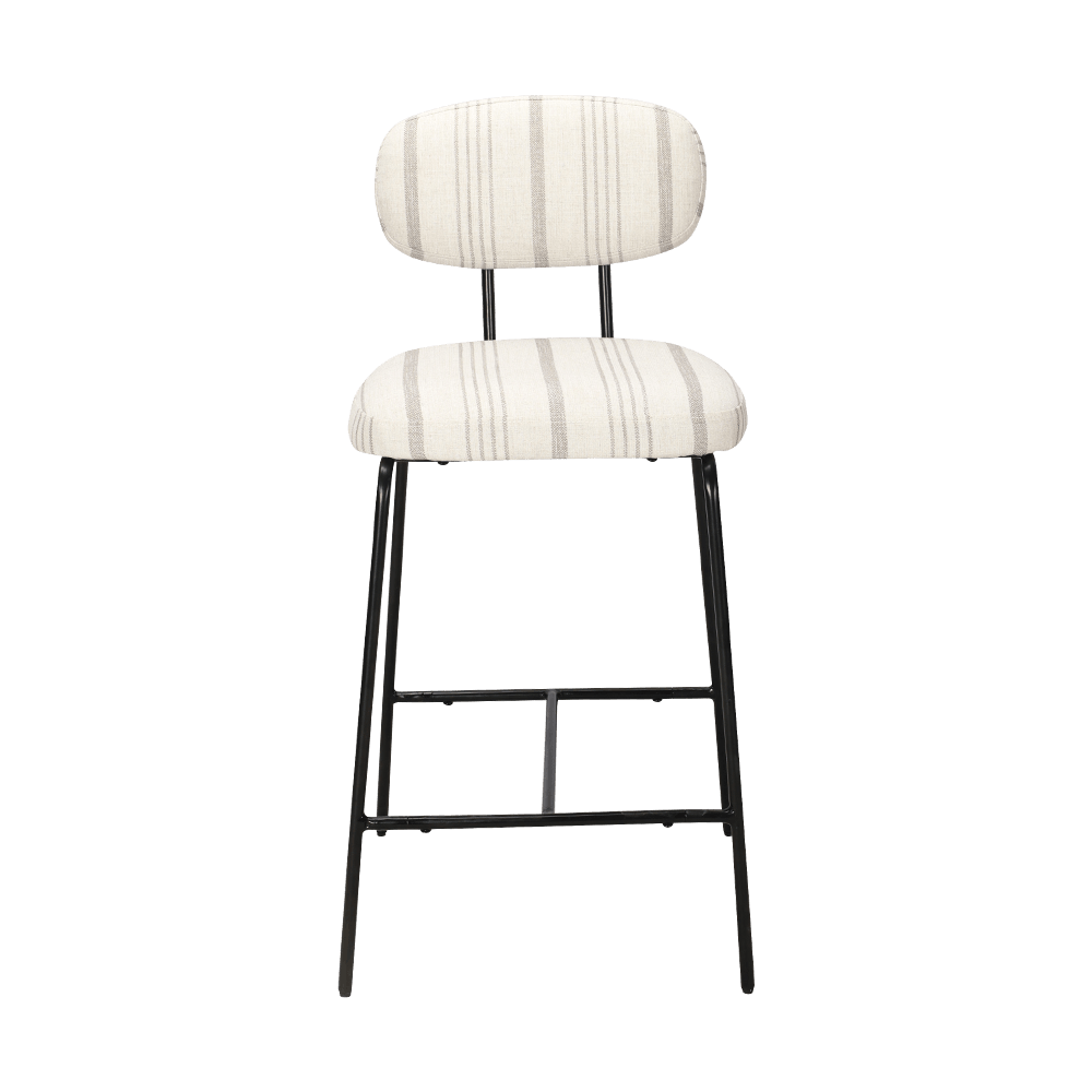 Kursi Makan Lapis Logam Dengan Punggung