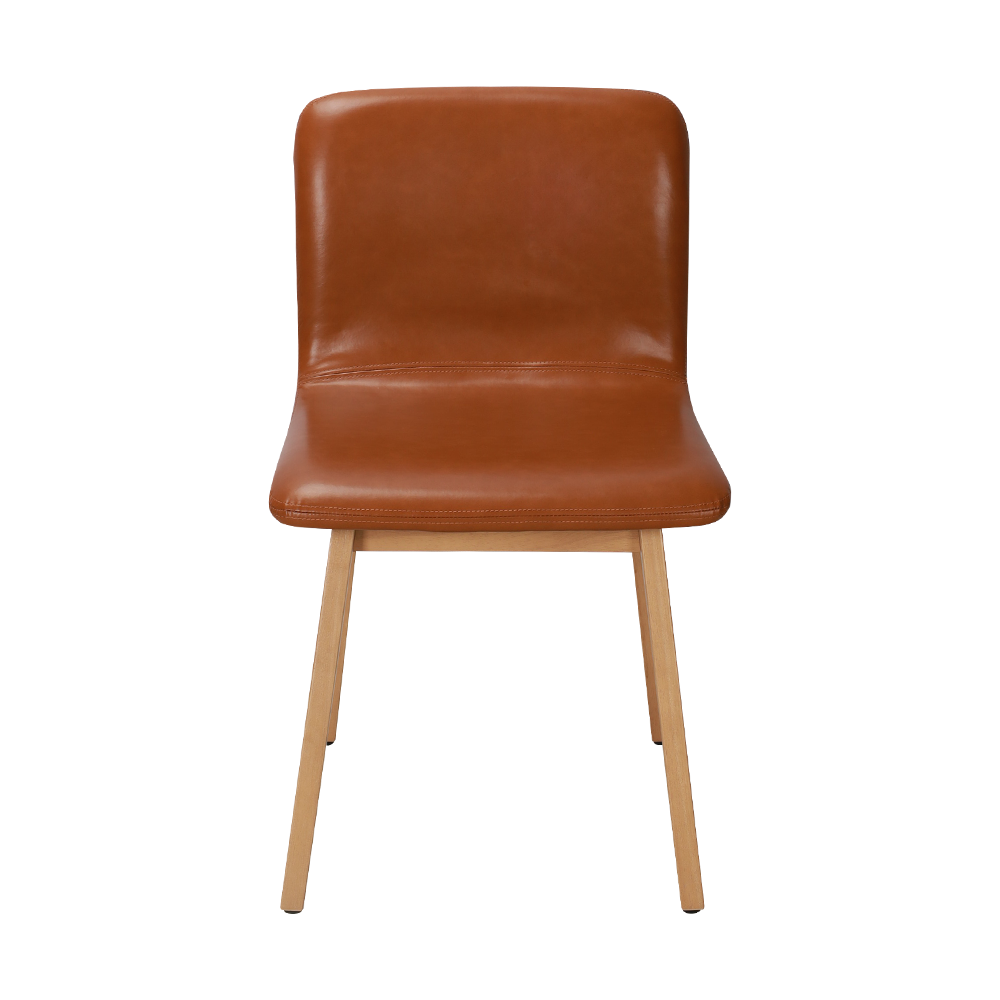 Kursi makan kayu solid bentwood coklat