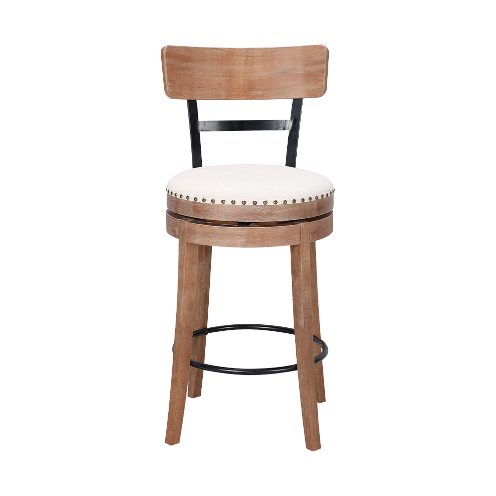 Kursi makan bantal spons kayu karet