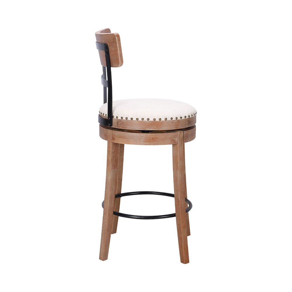 Kursi makan bantal spons kayu karet