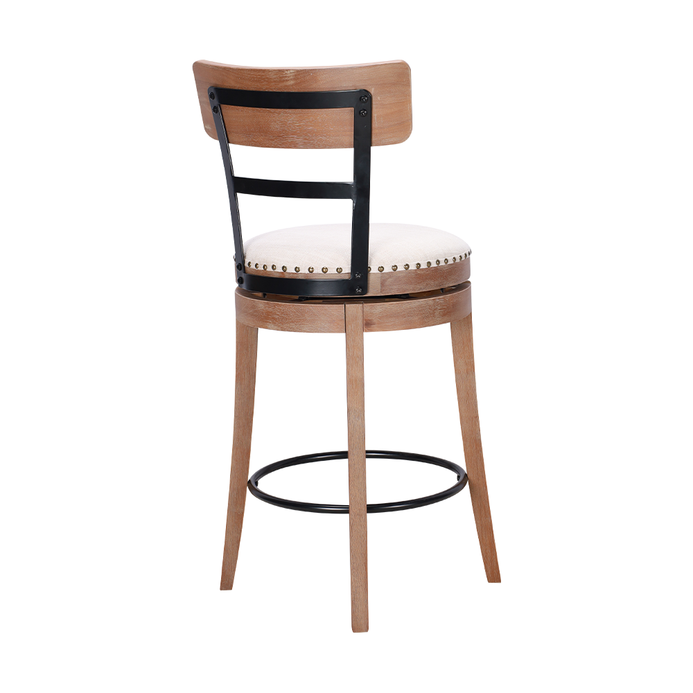 Kursi makan bantal spons kayu karet