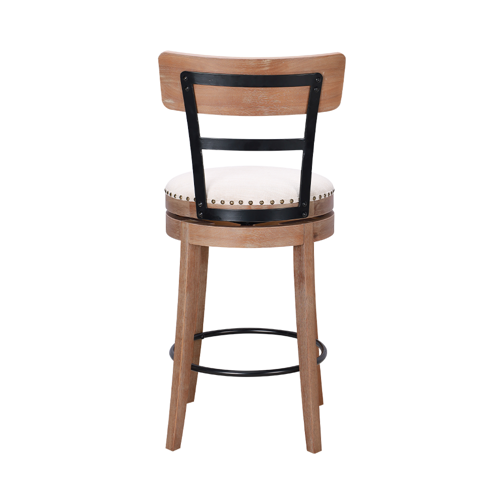 Kursi makan bantal spons kayu karet