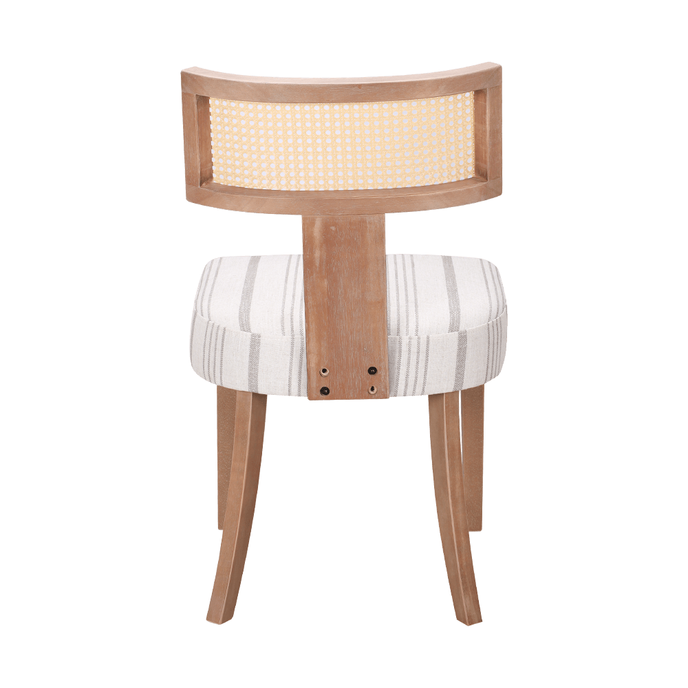 Kursi makan bantal spons kayu karet